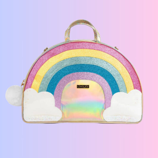 Rainbow duffle